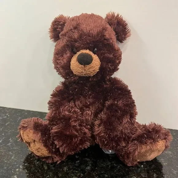 Aurora Teddy Bear Bonnie Brown Plush Stuffed Animal Toy 12” 2021 Soft Cuddly - Picture 1 of 9